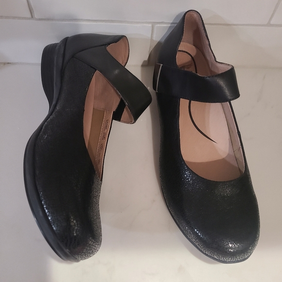 Dansko Audrey Mary Jane Black Leather Shoes Size 41 | 10.5 - 11 - Picture 11 of 16